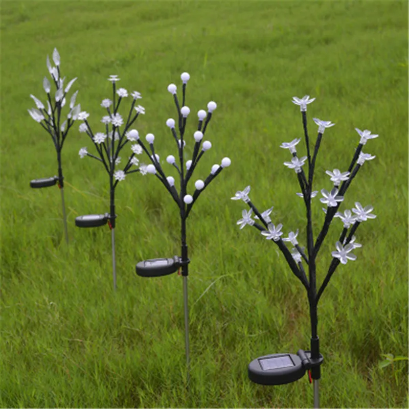 

Solar Powered LED String Lights Cherry Blossom Fairy Garland Crystal Flower Wedding Christmas garden Outdoor Decor lighting