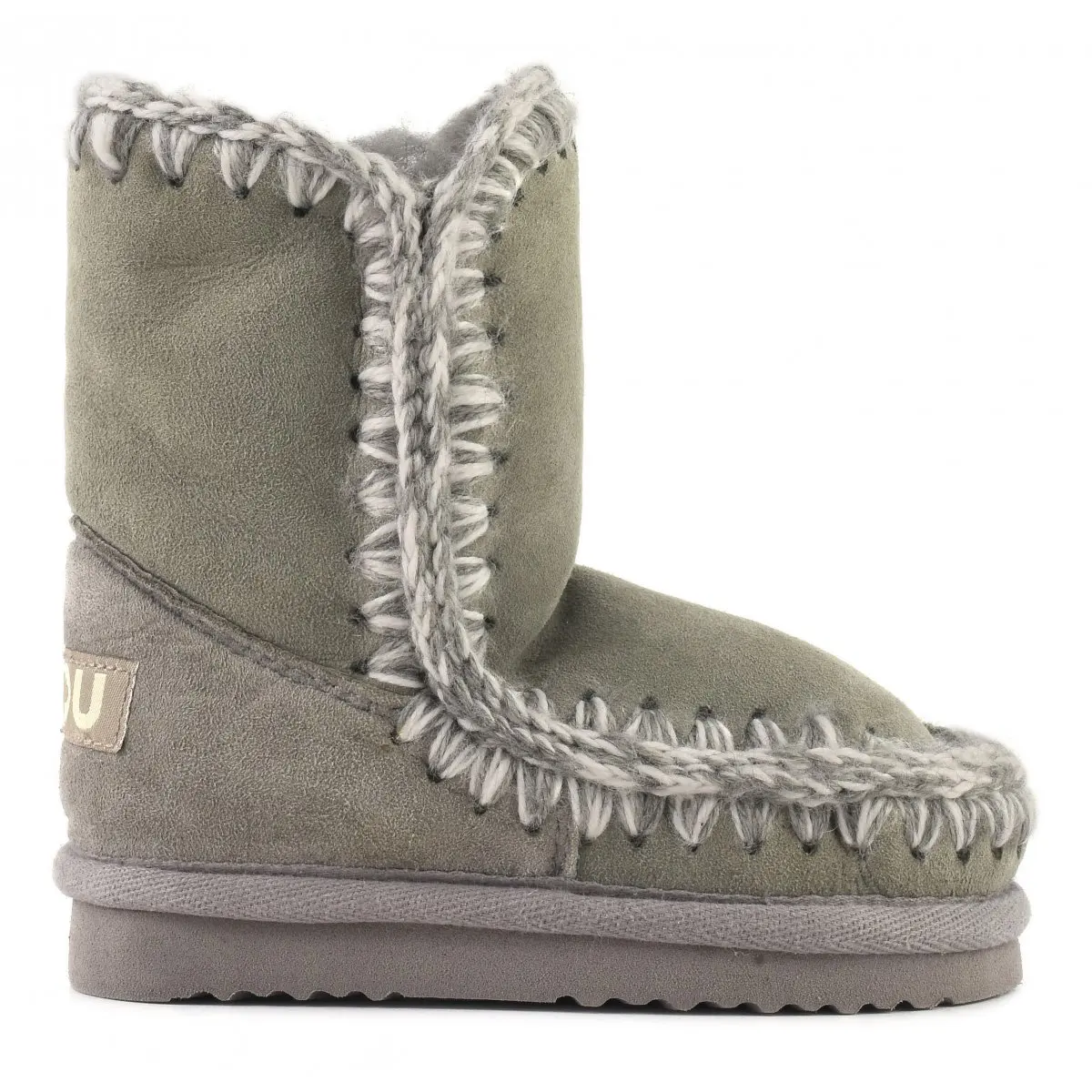 

2022 mou eskimo classic kid snow boots sheepskin original handmake wool weave flat children's ankle boot