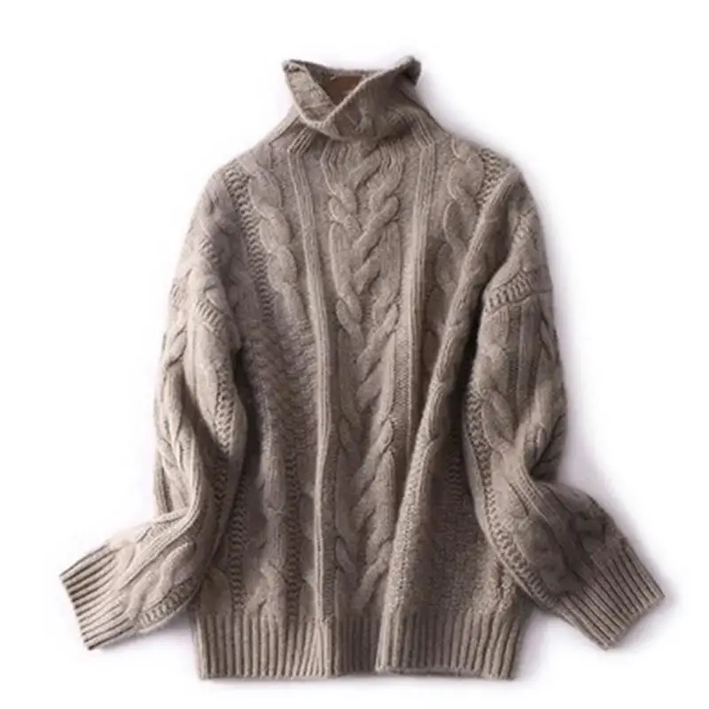 Свитер женский кашемировый Осень-зима размера плюс | Женская одежда