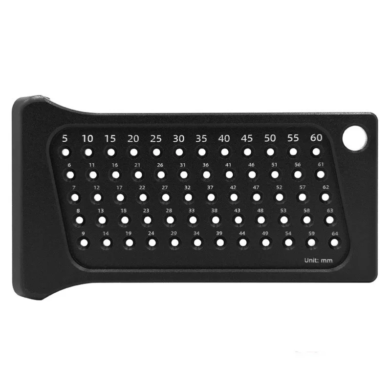 Aluminum Alloy Woodworking Hole Ruler 5-64mm Mini Multifunctional Scriber Drilling Guide Locator Hand Puncher Tool Marking | Инструменты