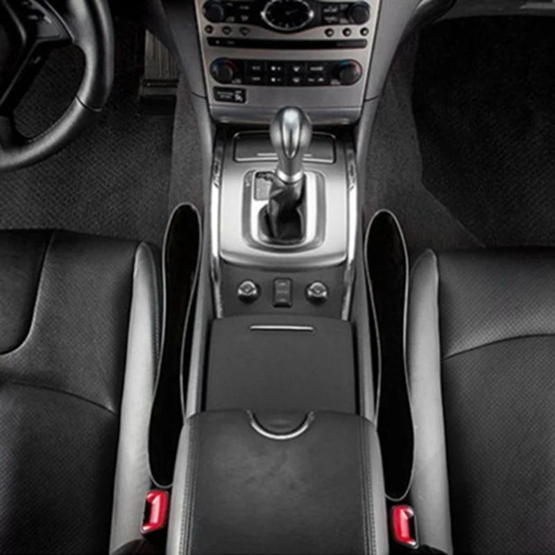 

2021 New 1 Pc Black Car Seat Seam Leak-proof Debris Storage Box/bag/phone Box Storage Bag