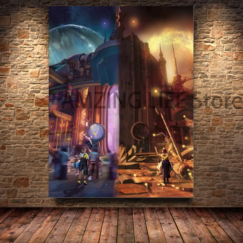 Финальная фантазия X плакаты и принты настенная Картина на холсте финальная