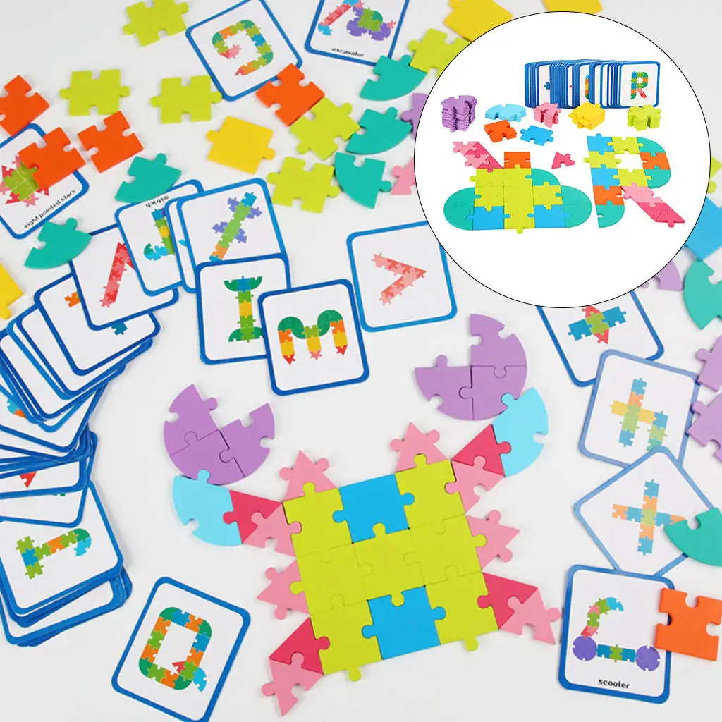 

Jigsaw Puzzle Fine Motor Skills Educational Logic Puzzles for Children Preschool