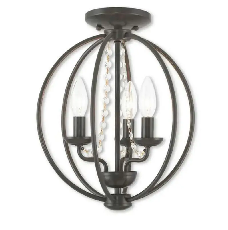 Black Ceiling lamp HAIXIANG светодиодный никелевый Глобус потолочный светильник для ресторана Хрустальный подвесной светильник фойе подвесные светильники - Цвет корпуса: Black Ceiling lamp