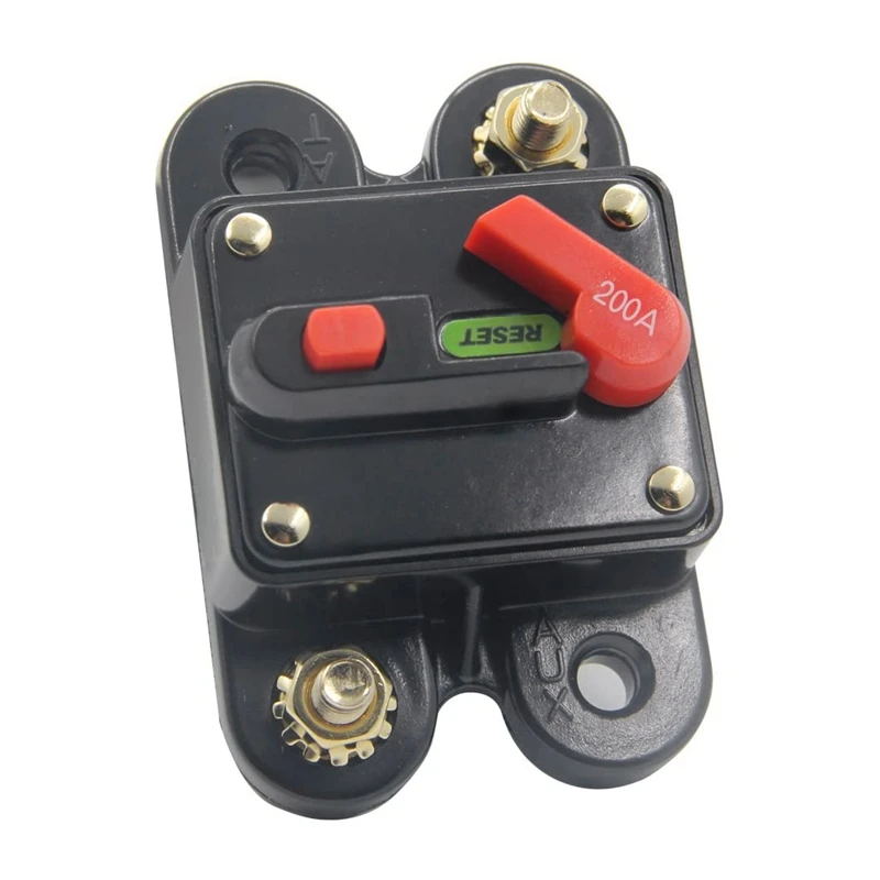 12V 24V DC 200 Amp автоматический выключатель для автомобиля морской лодки велосипед