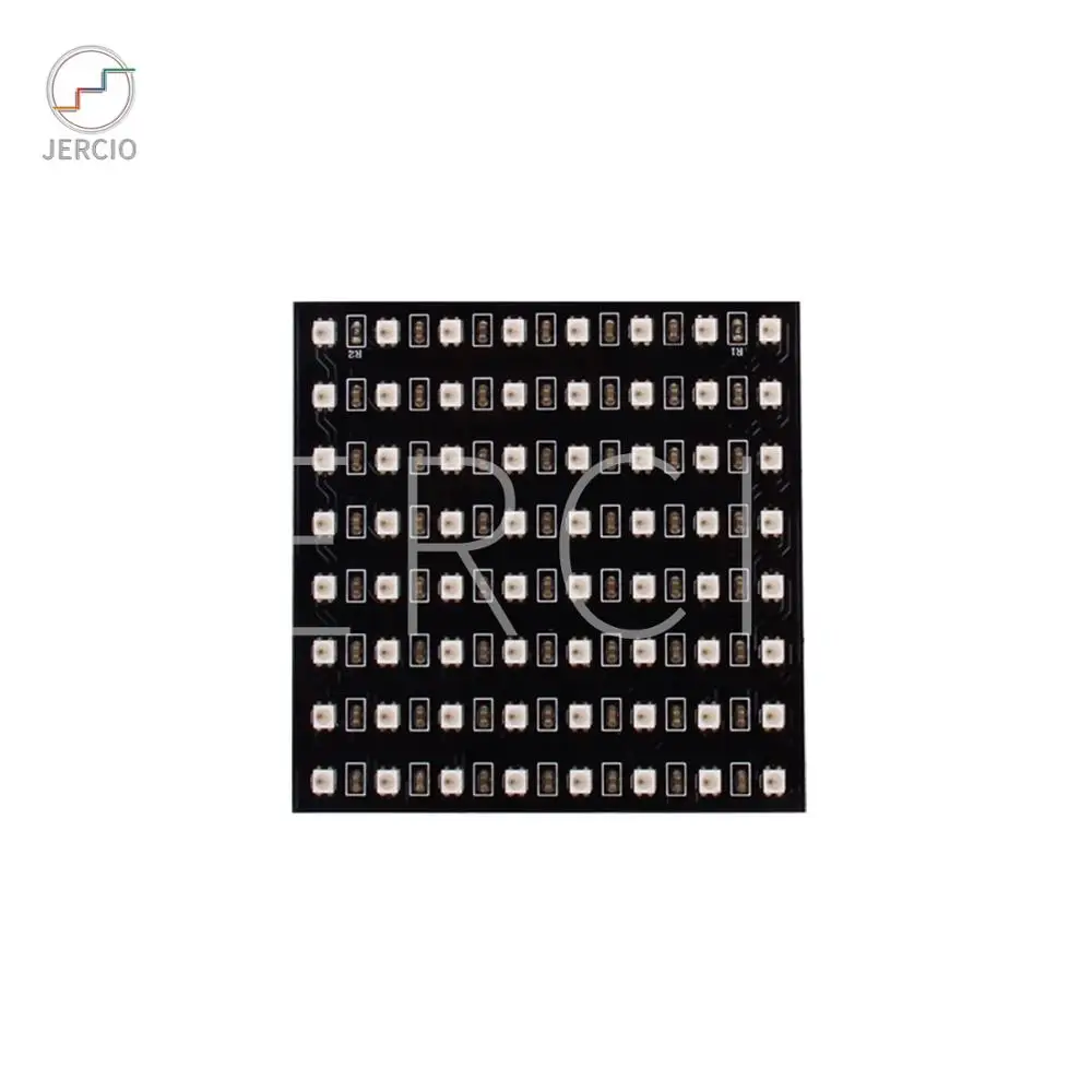 Пиксельная Светодиодная панель JERCIO 8X8 WS2812B SK6812 RGB DC5v IC чип цифровая светодиодная