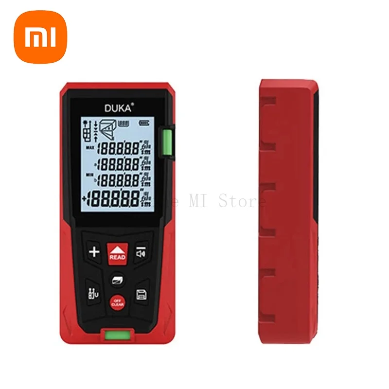 

Лазерный дальномер Xiaomi DUKA LS3, портативный высокоточный цифровой измеритель расстояния, дальность до 80 м, с возможностью зарядки
