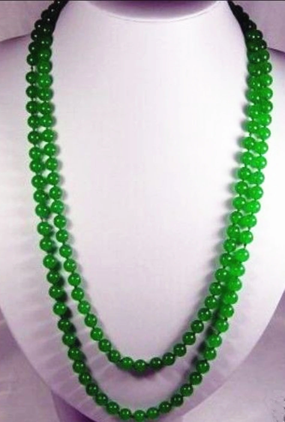 8 мм натуральные зеленые бусы ожерелье круглое полудрагоценное каменный