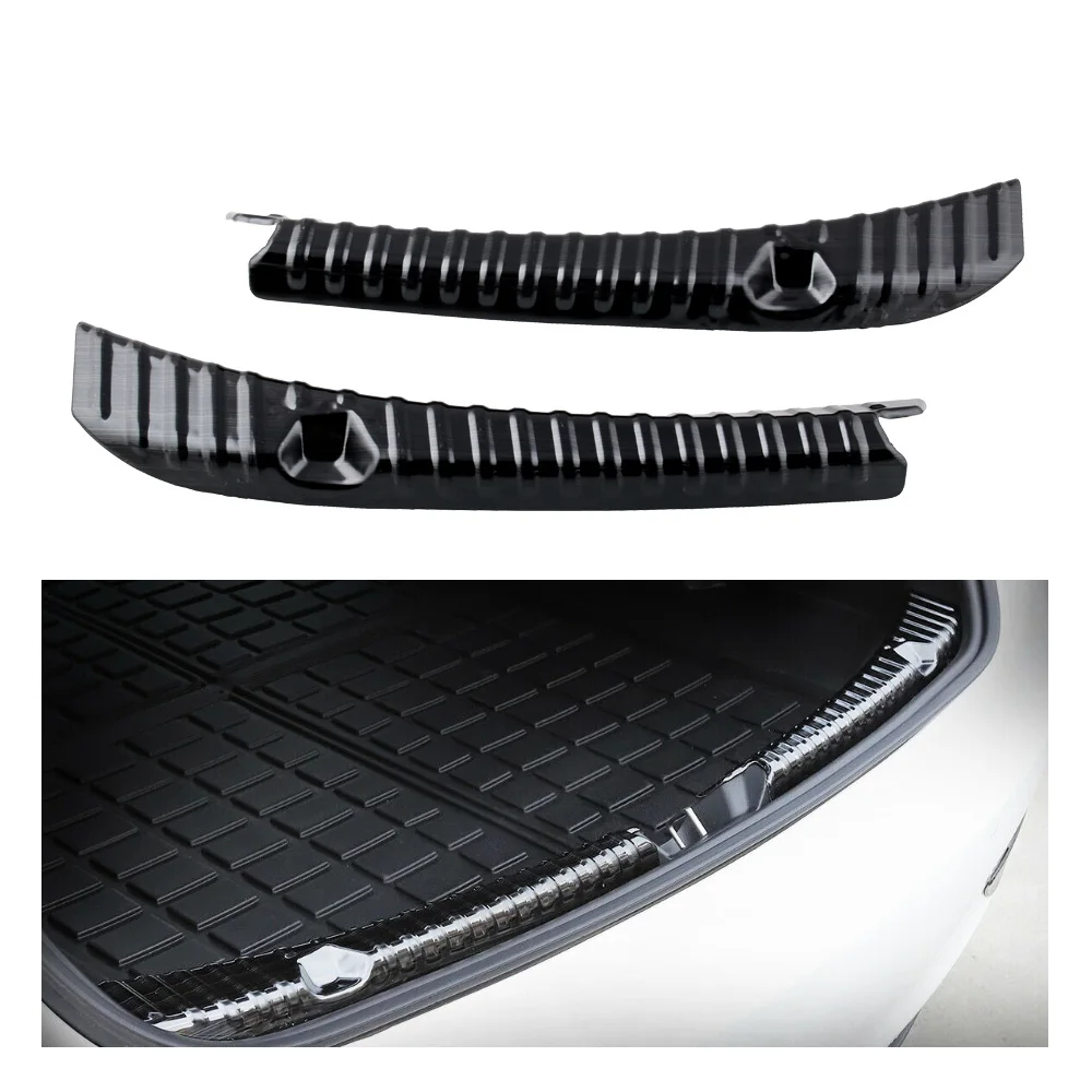 

Applicable to the 2019 Tesla Model 3 modification inside the rear protection plate trunk decoration is very good-looking