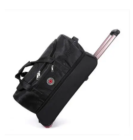 26 inch large capactity men travel trolley bag with wheels rolling luggage bag on wheels wheeled bag for travel trolley handbag