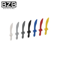 bzb moc 25111 damascus knife high tech building block model kids diy brick parts toys technical best gifts