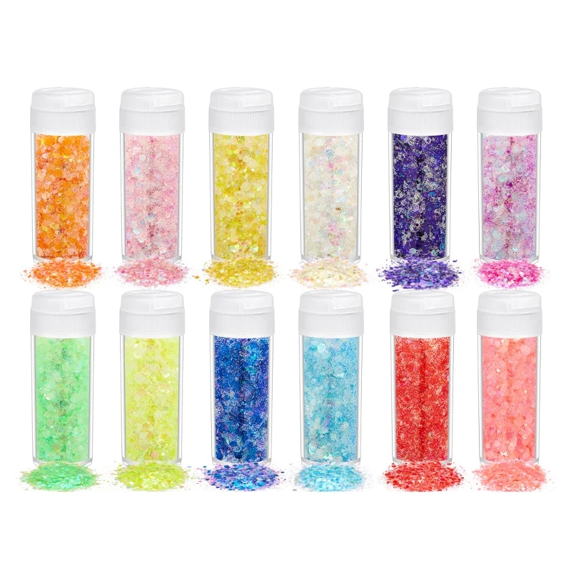 

Блестящая блестящая пудра, блестки, поделки из эпоксидной смолы, наполнитель для дизайна ногтей, украшения «сделай сам», пигменты для созда...