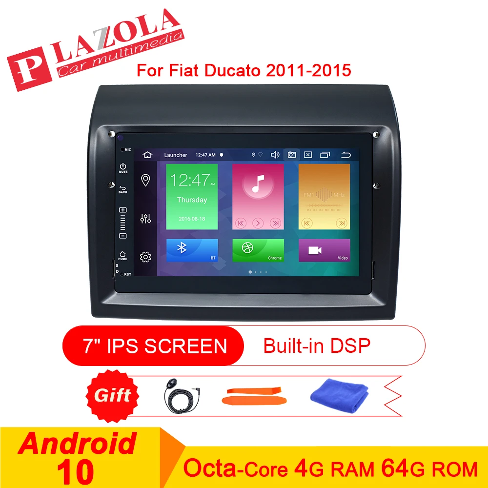 IPS DSP Android 10 автомобильный стерео GPS радио плеер для Fiat Ducato2011 2012 2013 2014 2015 WIFI BT RDS без