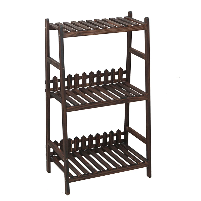 

Многофункциональная подставка для цветов, для дома, из массива дерева