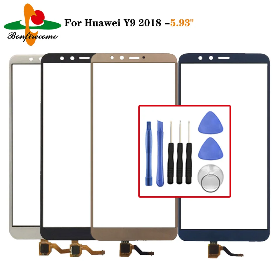 Сенсорная панель для Huawei Y9 2018 сенсорный ЖК экран с дигитайзером и передним