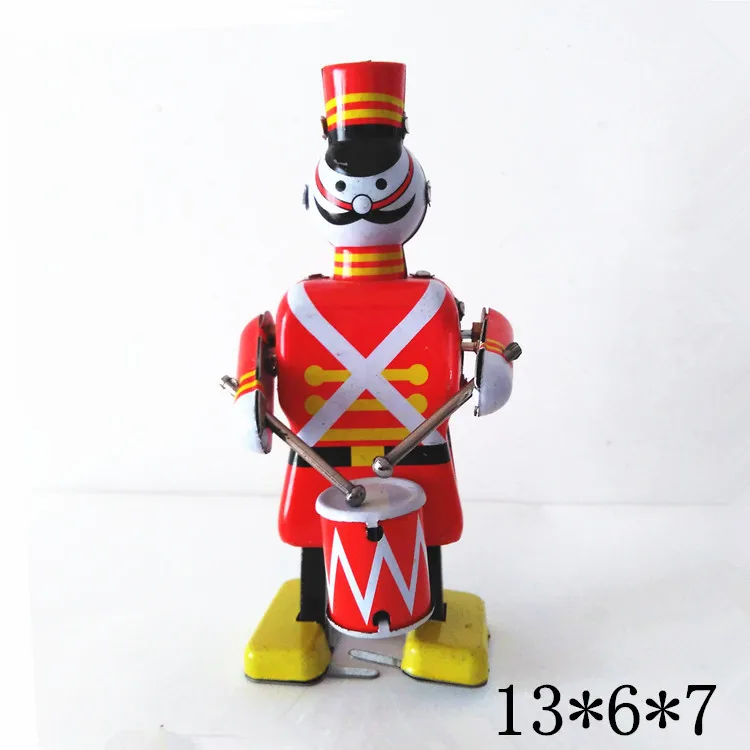 [Забавная] коллекция для взрослых ретро заводная игрушка металлическая жестяная