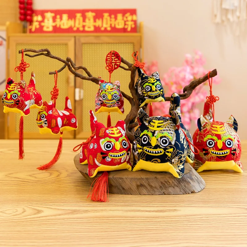 

2022 Chinese New Year Tiger Mascot Doll Spring Festival Party Decor Chinese New Year Decorations Chinese New Year Gifts