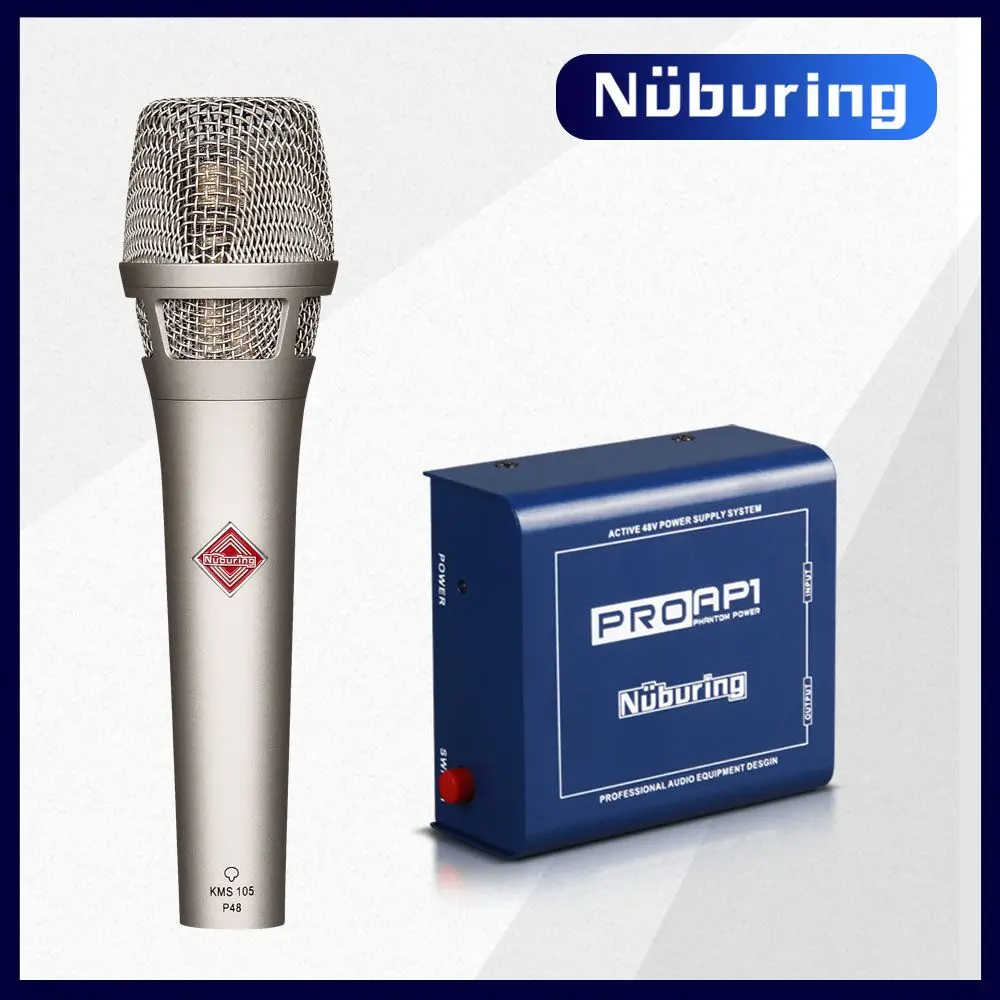 Конденсаторный микрофон 105 С 48 В студийным фантомным питанием для KTV радиовещания