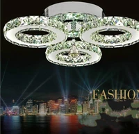 modern 3 ring lustre chandelier led crystal chandelier lighting ceiling chandeliers light living room lights bedroom lights