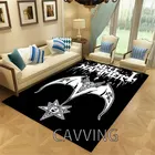 Ковры Hellhammer Rock с 3D принтом, мягкий фланелевый коврик, нескользящий большой ковер, украшение для гостиной и спальни