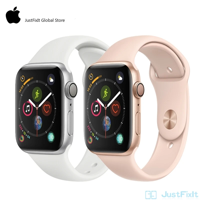 Apple Watch 4 серии LTE 44 мм спортивные Смарт часы 2 датчика пульса ЭКГ упавший