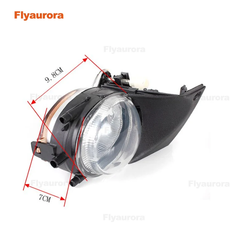 1 пара левая и правая передняя противотуманная фара без лампочек комплект для