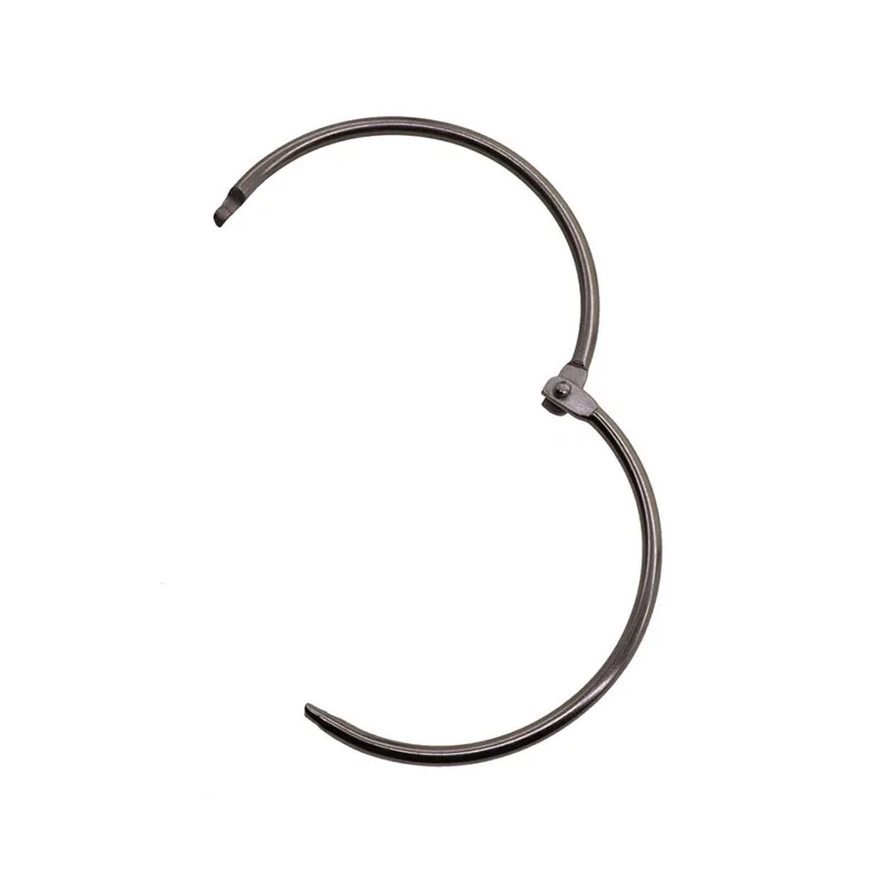 3 Pcs Loose ring Keychain Stainless steel ring Notebook loose-leaf ring Multi-functional steel ring 20/30/25/68/82/45/55/38mm