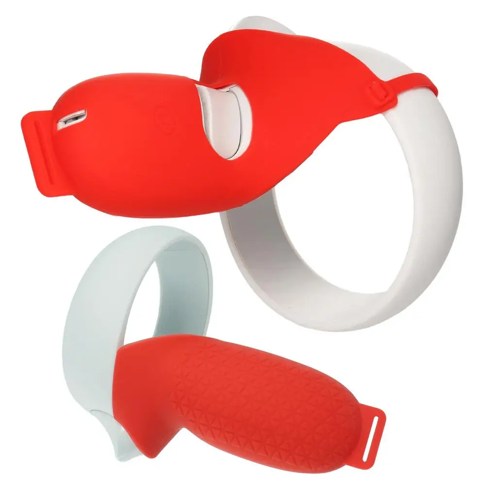 VR аксессуары для Oculus Quest 2 силиконовый чехол контроллер защитный рукав крышки на