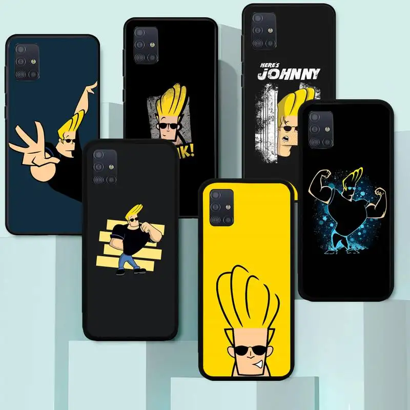 

Cartoon Johnny Bravo Phone Case For Samsung A71 A80 A91 A01 A02 A11 A12 A21 A31 A32 A20E Cover Coque