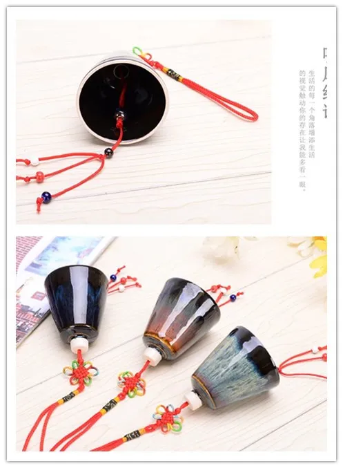 Японский керамический ветряной колокольчик домашнее украшение для двери