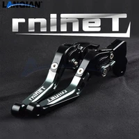 motorcycle accessories aluminum adjustable extendable foldable brake clutch lever for bmw rninet rninet 2014 2015 2016 2017 2018
