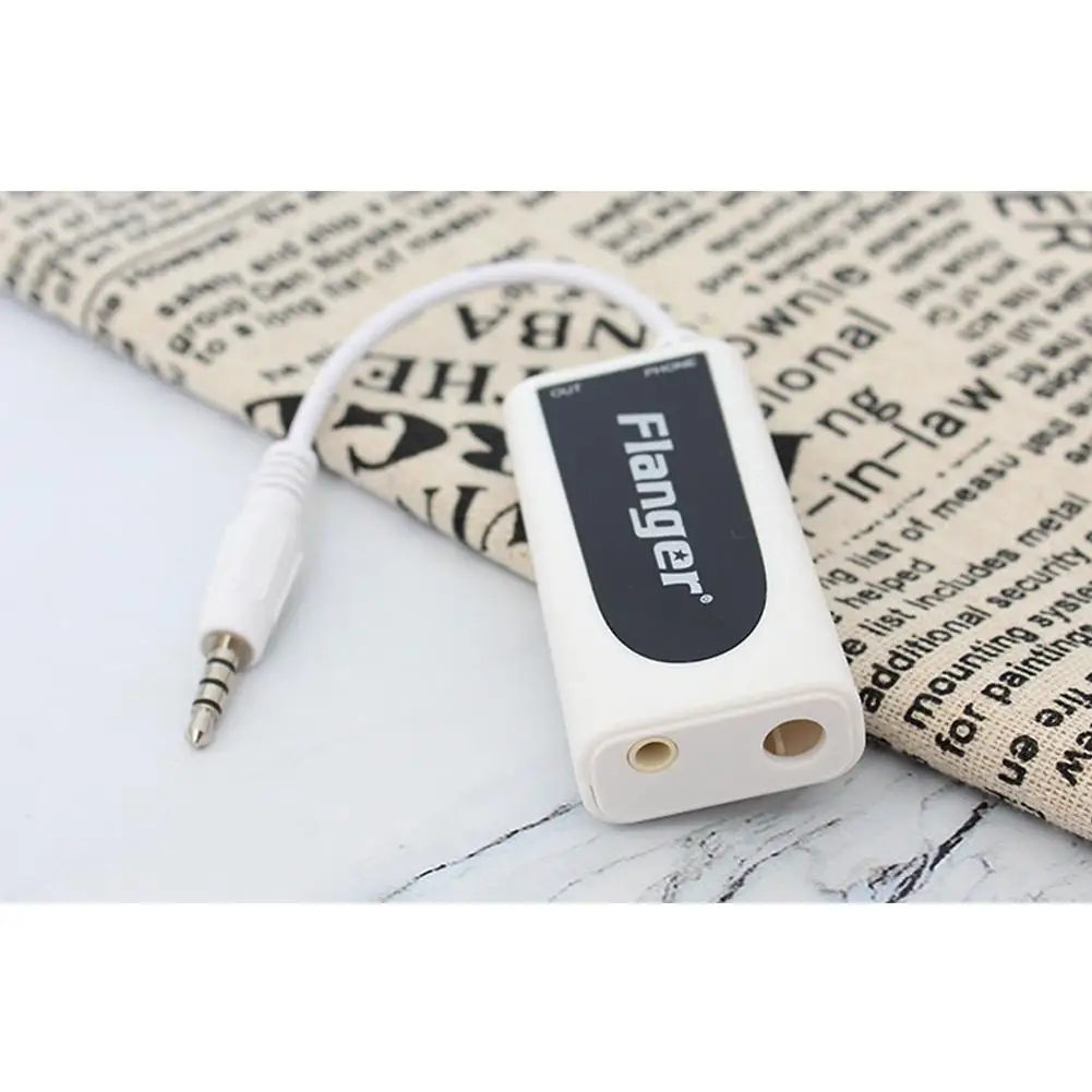 Flanger FC-21 Software Guitar Bass Effect Converter Adapter for Cell Phone IPhone IPad and Android | Спорт и развлечения