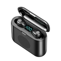 new g6 bluetooth headset speaker two in one touch digital display mini portable broadcasting binaural universal