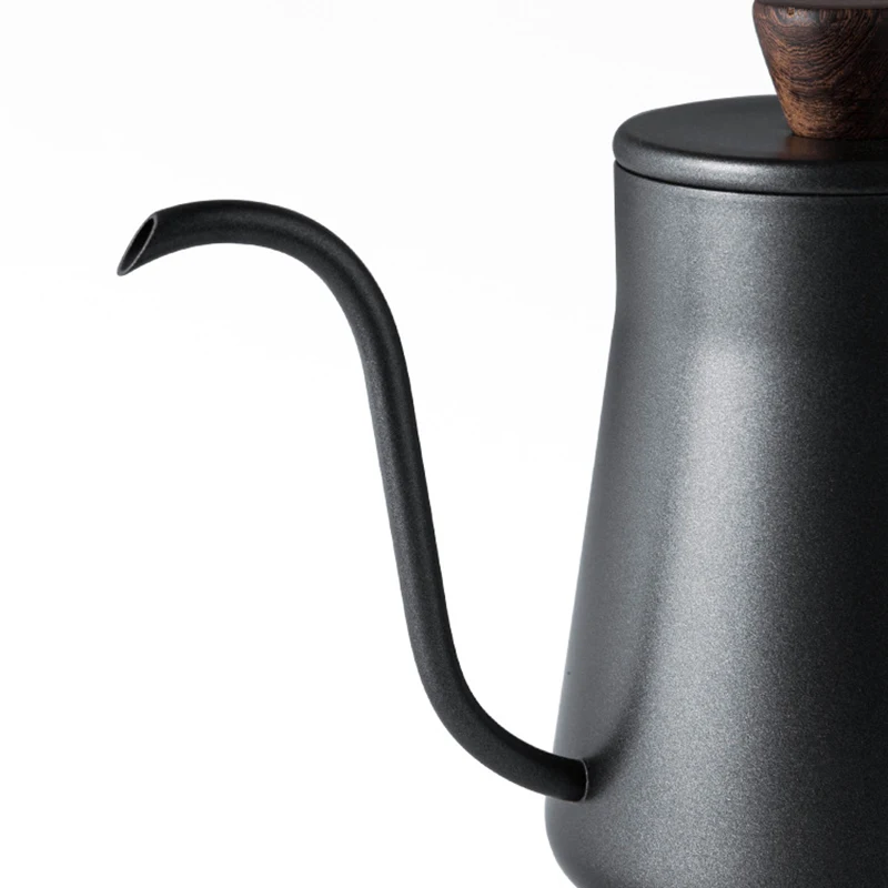 Капельный чайник 400 мл кофейник пищевой из нержавеющей стали с гусиной шеей