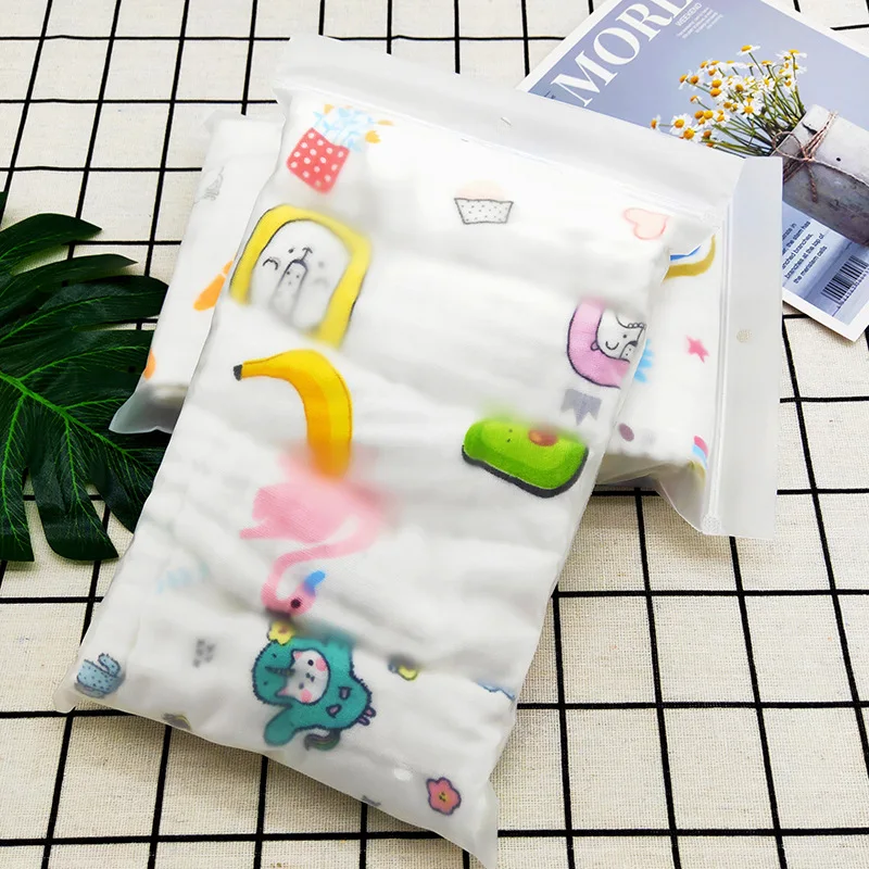 30x30cm 5pcs/pack  Baby Facecloth Baby Bath Towel Handkerchief Cotton Towel Soft Absorbent 6-Layer Gauze Washcloth