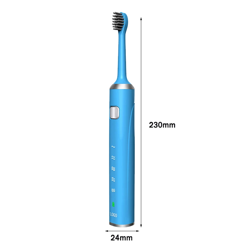 

Electric Toothbrush Waterproof Automatic Sonic Toothbrush USB Charger Rechargeable 5 Models with 2 Brush Heads&Tongue Cleaner