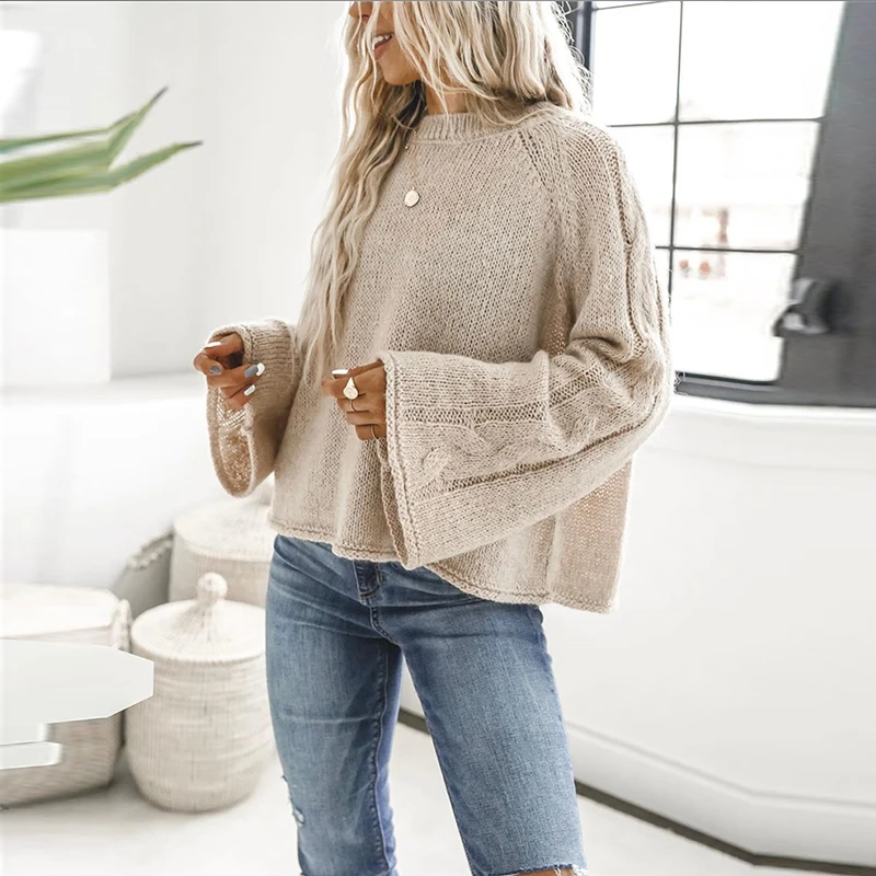 

Women Sweaters Soft Cashmere Pullovers Fashion Thick Warm Women's Pullover Outerwear 2020 New Autumn Winter
