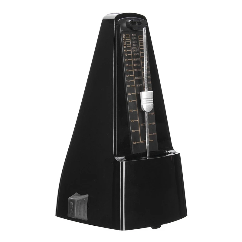 Retro Piano Mechanical Metronome Antique Pendulum Mecanico Wood Color For Universal Guitar Violin Musical Instru | Спорт и