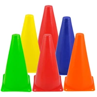 6pcs colorful plastic slalom roller skating pile mini cones traffic signs marks