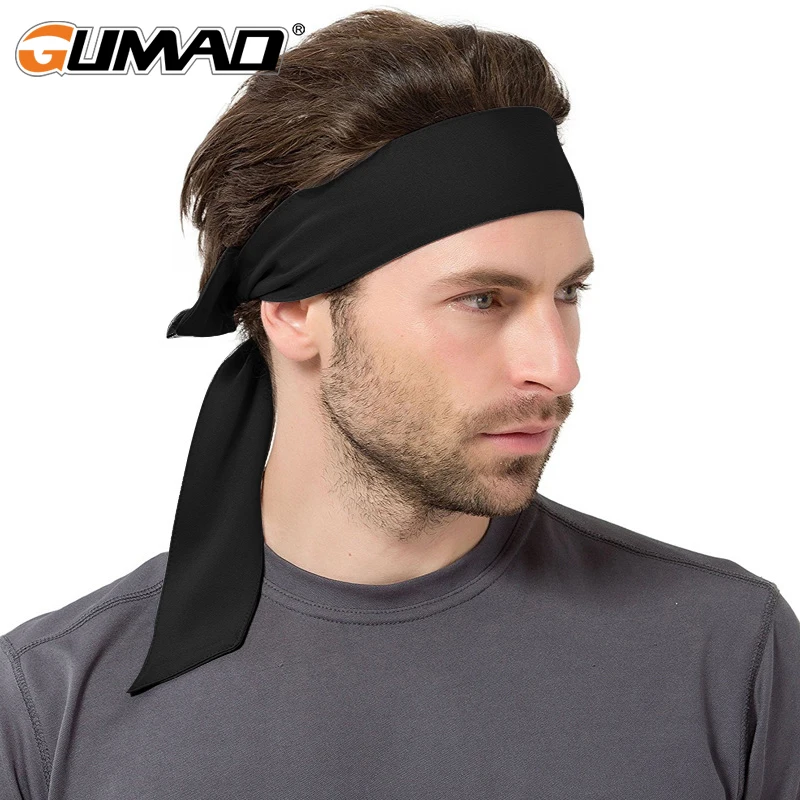 бега Спортивная Йоги Фитнеса повязка анти скольж на голову Абсорбент Напульсник