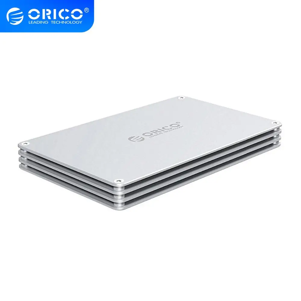 Алюминиевый корпус для жесткого диска ORICO 2 5 дюймовый DIY HDD SATA к USB3.0 Type C внешний