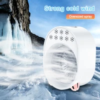 mini air conditioner air cooler fan 7 colors light usb portable air conditioner personal space air cooling refrigeration fan