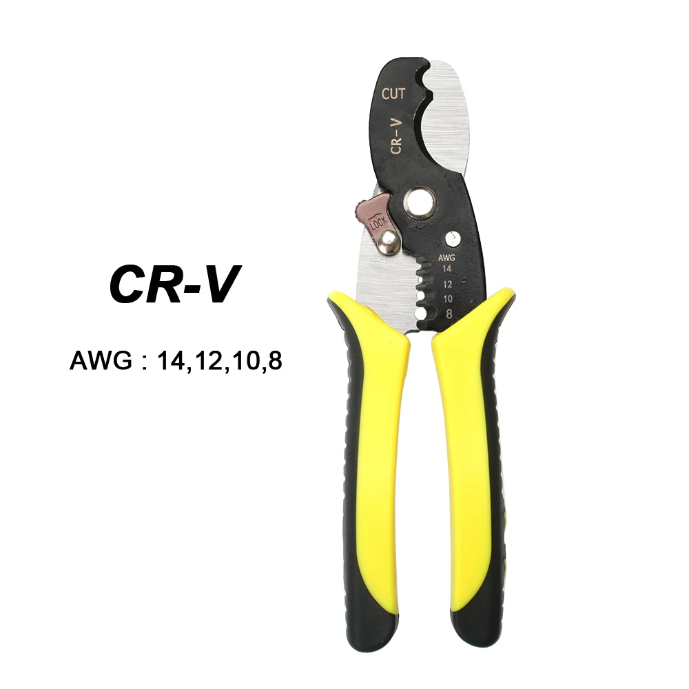 HS D1 D4 AWG24 10 0 2 6.0mm2 3 в 1 многофункциональные автоматические плоскогубцы для