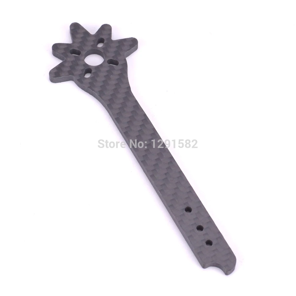 Полностью 3k Углеродное волокно 4 мм подлокотники оценочные части для FPV freestyle Nova 235
