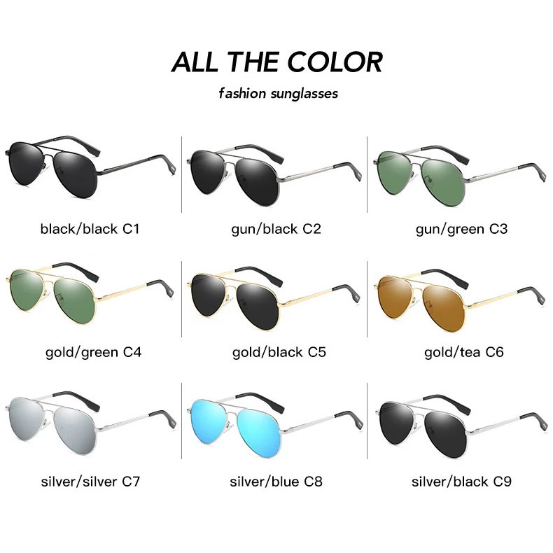 2020 поляризованные солнцезащитные очки для мужчин и женщин Классический