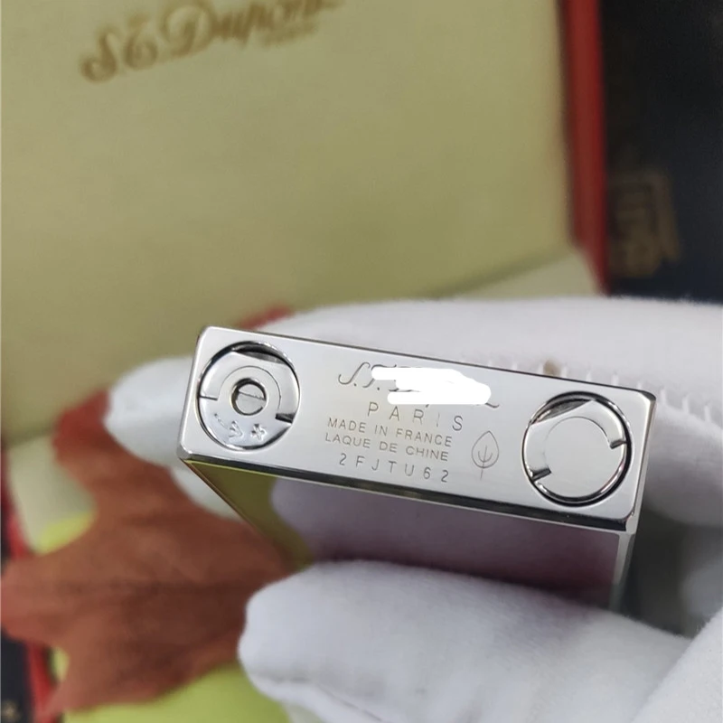 

100% New vintage dupont bright sound gas lighter windproof copper body for cigarette