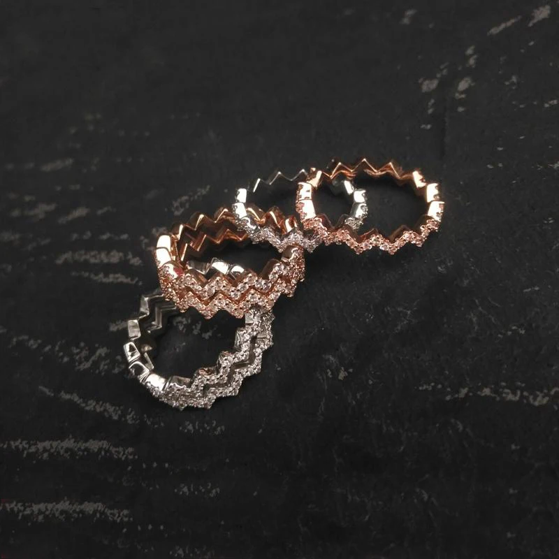 

925 Sterling Silver Z Font Ring Geometrical High Quality Luxury Brands Charm Romantic Party Birthday Gift Zircon Monaco Jewelry