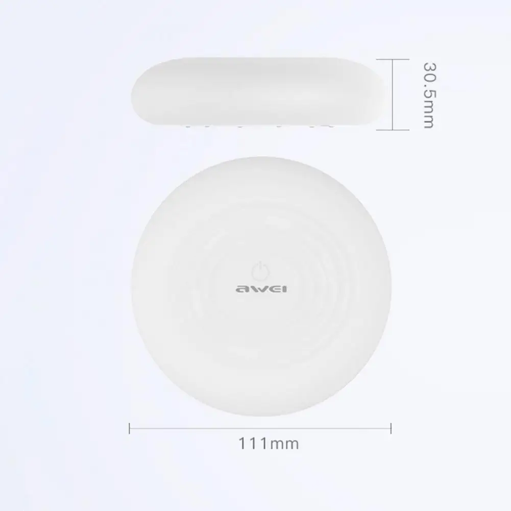 

Awei 10W Qi Wireless Charger For iPhone 12 11 Induction Fast Wireless Charging Pad For Samsung Xiaomi Fast Charging Pad Dock