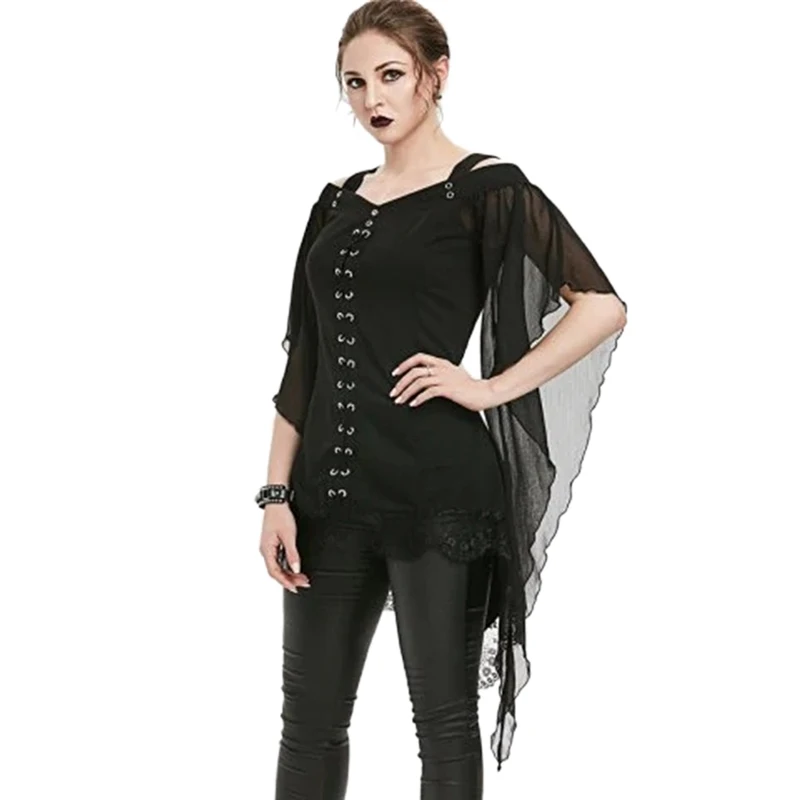 Новый дизайн модные сексуальные шифоновые рубашки женские блузки и топы с