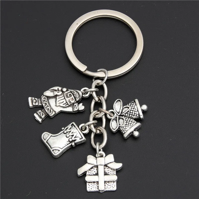 

Christmas Keychain Santa Claus Christmas Gift Christmas Socks Keychain Keychain